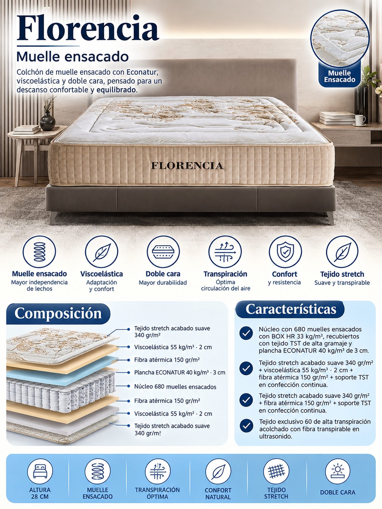 Colchón Florencia | NovaDreams