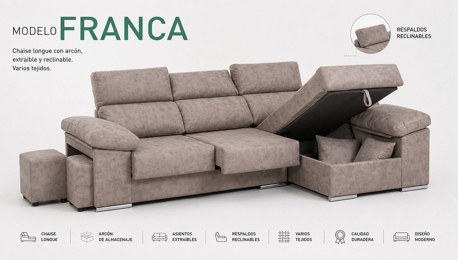 Sofá Franca | NovaDreams