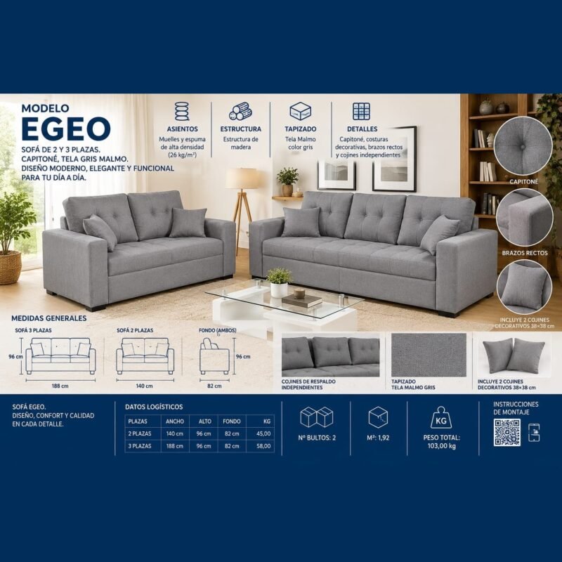 Sofá EGEO